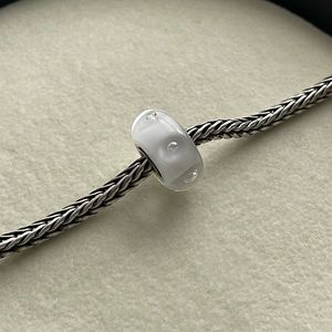 White bubbles Trollbead